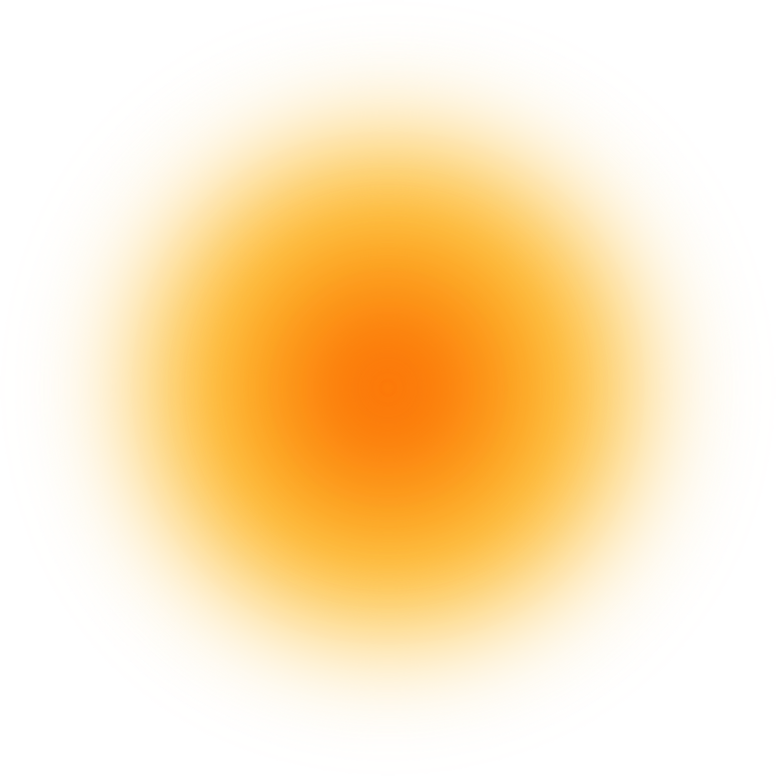 Yellow And Orange Circle Blur Gradient